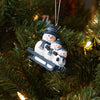 Dallas Cowboys NFL Sledding Snowmen Ornament