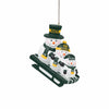 Green Bay Packers NFL Sledding Snowmen Ornament