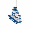 Indianapolis Colts NFL Sledding Snowmen Ornament