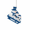 Indianapolis Colts NFL Sledding Snowmen Ornament