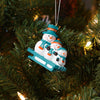 Miami Dolphins NFL Sledding Snowmen Ornament