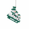 New York Jets NFL Sledding Snowmen Ornament