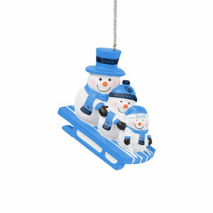 Tennessee Titans NFL Sledding Snowmen Ornament