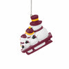 Washington Commanders NFL Sledding Snowmen Ornament
