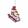Washington Commanders NFL Sledding Snowmen Ornament