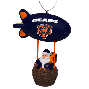 Chicago Bears NFL Santa Blimp Ornament (PREORDER - SHIPS LATE NOVEMBER)