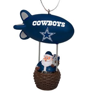 Dallas Cowboys NFL Santa Blimp Ornament (PREORDER - SHIPS LATE NOVEMBER)