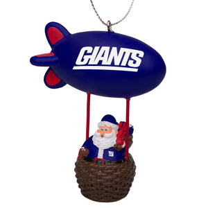 New York Giants NFL Santa Blimp Ornament (PREORDER - SHIPS LATE NOVEMBER)