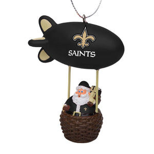 New Orleans Saints NFL Santa Blimp Ornament (PREORDER - SHIPS LATE NOVEMBER)