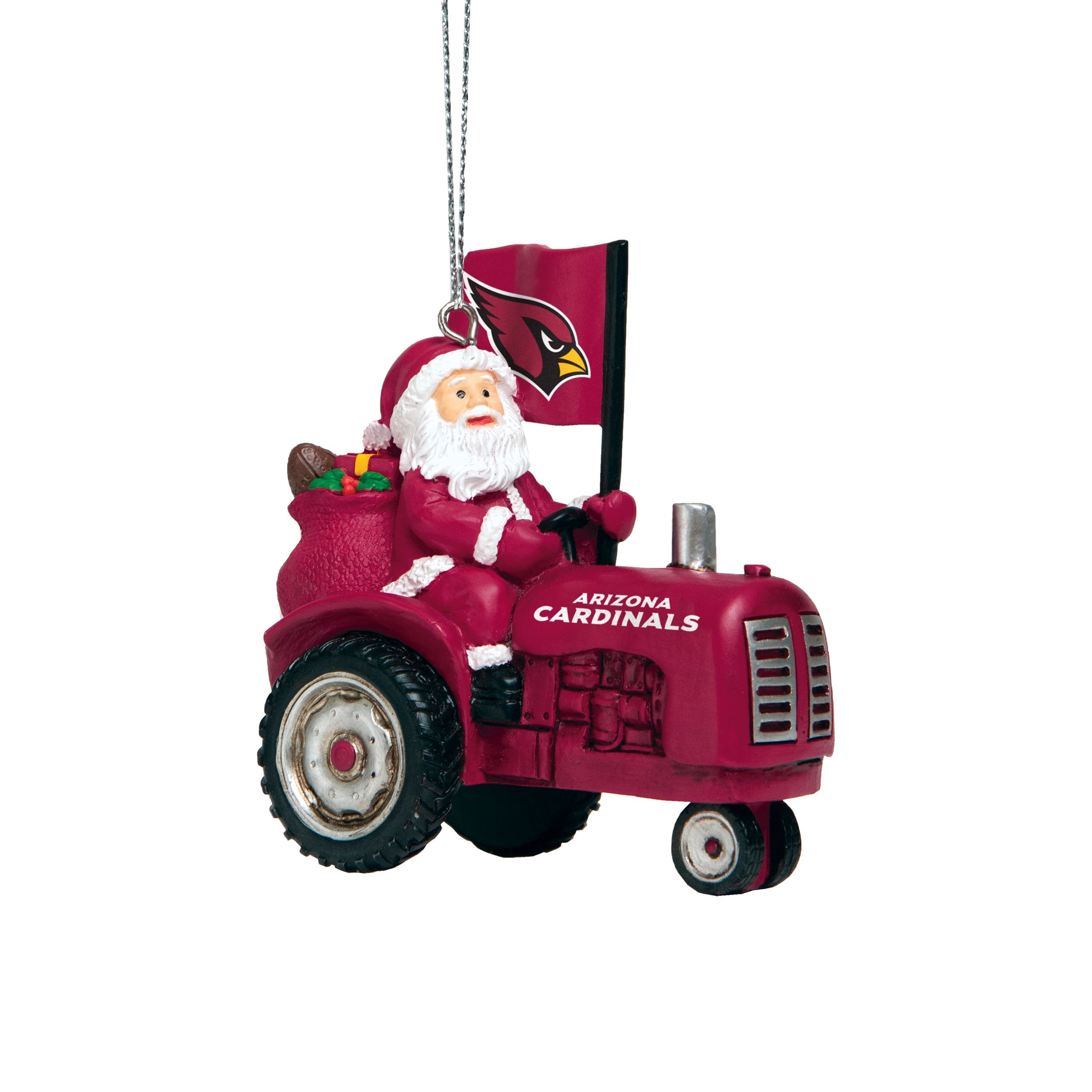 FOCO Arizona Cardinals Snowmen Sledding Ornament