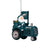 Philadelphia Eagles NFL Santa Riding Tractor Ornament