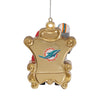 Miami Dolphins NFL TD Mascot on Santas Lap Ornament