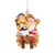 Minnesota Vikings NFL Viktor the Viking Mascot on Santas Lap Ornament