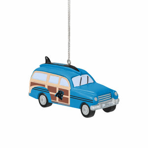 Carolina Panthers NFL Station Wagon Ornament