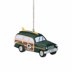 Green Bay Packers NFL Station Wagon Ornament