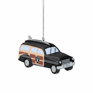 Las Vegas Raiders NFL Station Wagon Ornament