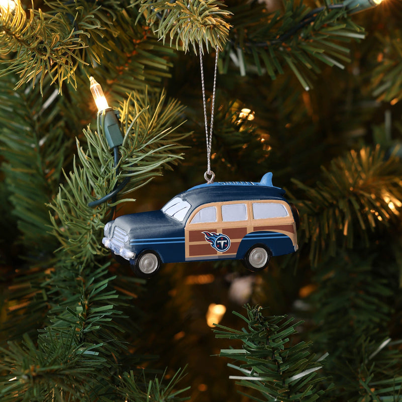 Tennessee Titans Tree with Hat Ornament