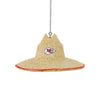 Kansas City Chiefs NFL Straw Hat Ornament