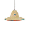 Miami Dolphins NFL Straw Hat Ornament