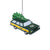 Green Bay Packers NFL Station Wagon With Tree Ornament