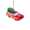 Kansas City Chiefs NFL Station Wagon With Tree Ornament