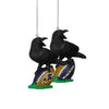 Baltimore Ravens NFL 2 Pack Thematic Ornament Set