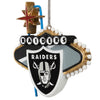 Las Vegas Raiders NFL 2 Pack Thematic Ornament Set