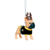 Boston Bruins NHL French Bulldog Wearing Sweater Ornament
