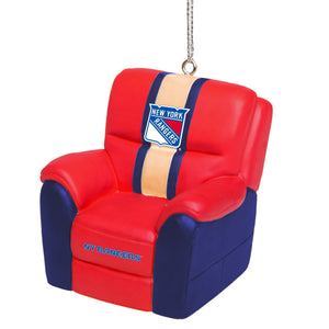 New York Rangers NHL Reclining Chair Ornament