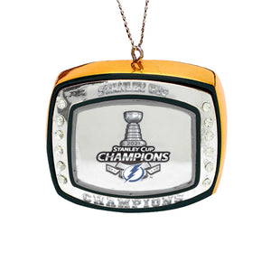 Tampa Bay Lightning NHL 2021 Stanley Cup Champions Ring Ornament