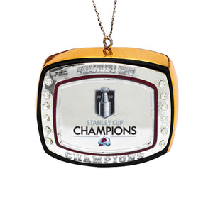 Abbott Collection 20-Champion Stanley Cup Ornament, Silver