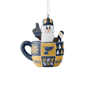 St Louis Blues NHL Smores Mug Ornament