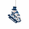 St. Louis Blues NHL Sledding Snowmen Ornament