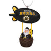 Boston Bruins NHL Santa Blimp Ornament