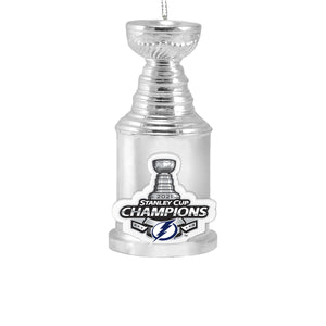 Tampa Bay Lightning NHL 2021 Stanley Cup Champions Trophy Ornament