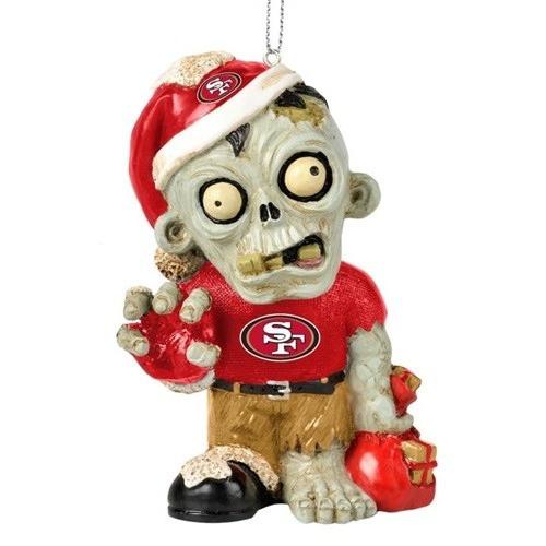 NFL San Francisco 49ers Santa Football Sled Hallmark Ornament