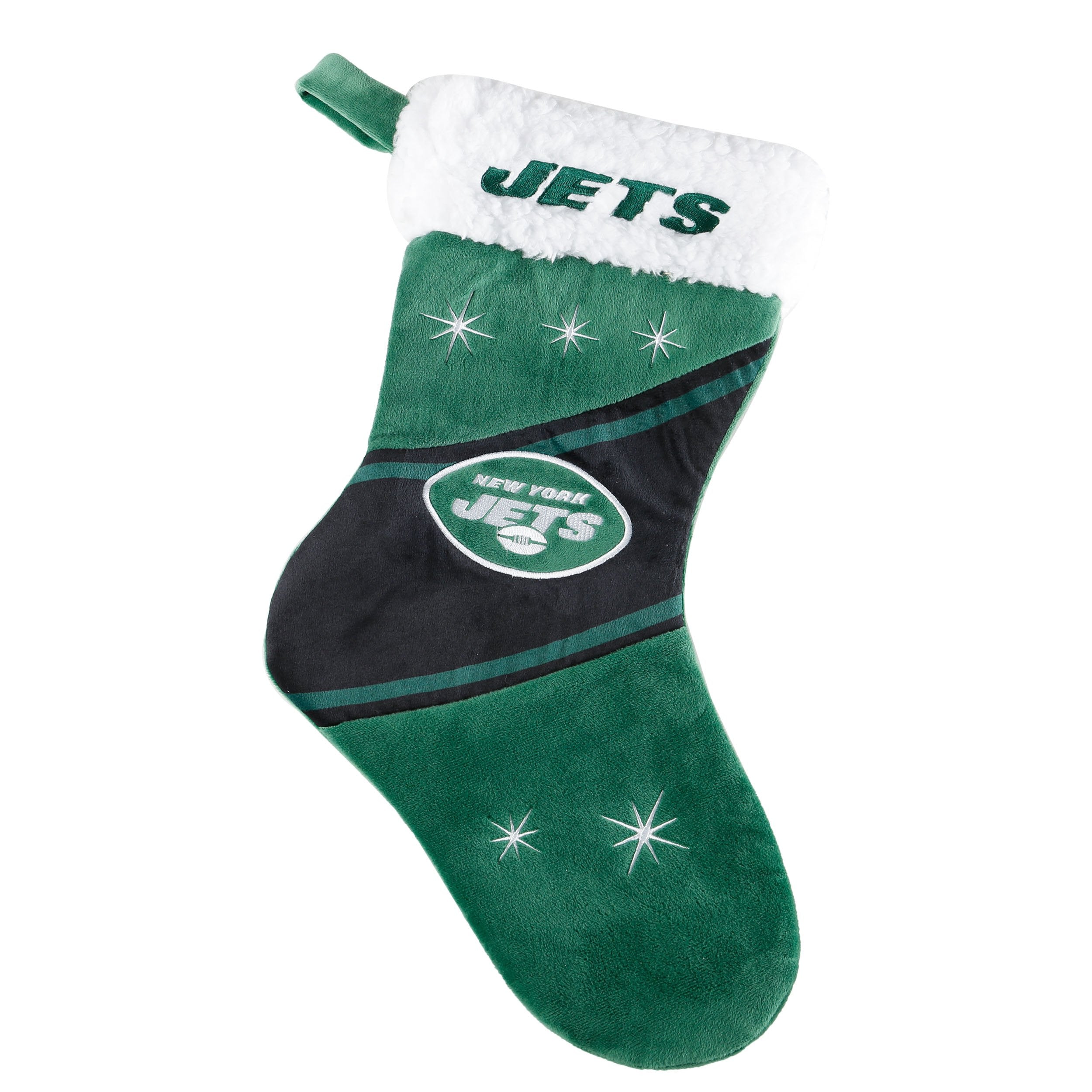 FOCO New York Jets Colorblock Santa Hat