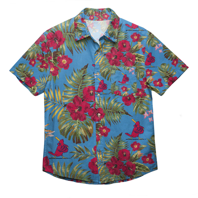 MLB St. Louis Cardinals Tropical Hibiscus Hawaiian Shirt For Sport Fans