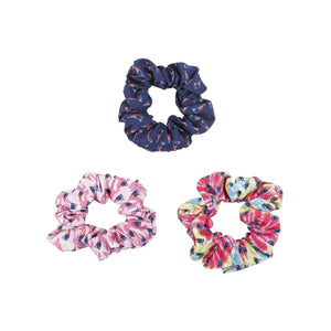 New England Patriots NFL Mini Print 3 Pack Scrunchies