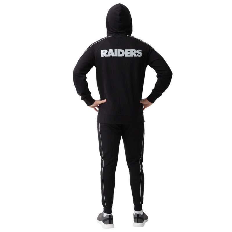 Las Vegas Raiders Men's Jogging Tracksuit 2pcs Athletic Outfit Sports  Suit Set