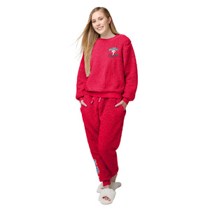 Philadelphia Phillies MLB Womens Sherpa Lounge Set