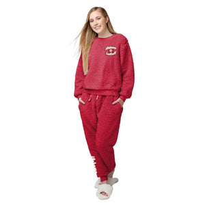 Alabama Crimson Tide NCAA Womens Sherpa Lounge Set