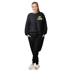 Iowa Hawkeyes NCAA Womens Sherpa Lounge Set