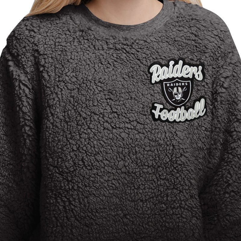 Women's NFL Las Vegas Raiders Long Sleeve Football Crew