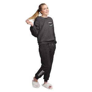 Las Vegas Raiders NFL Womens Sherpa Lounge Set