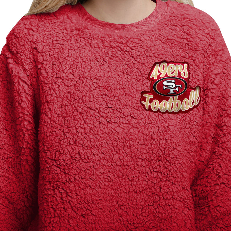 FOCO St Louis Cardinals Womens Cloud Coverage Sweater, Size: L