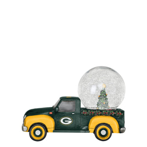 Green Bay Packers NFL Pickup Truck Snow Globe