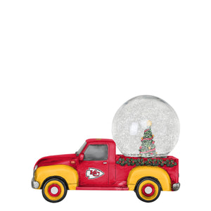 Kansas City Chiefs NFL Pickup Truck Snow Globe