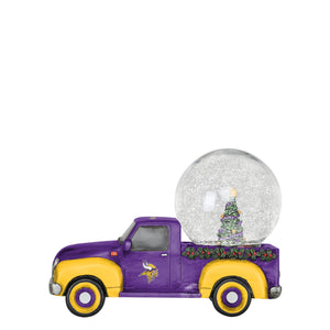 Minnesota Vikings NFL Pickup Truck Snow Globe