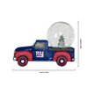 New York Giants NFL Pickup Truck Snow Globe